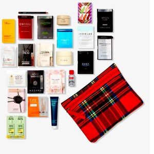 Ulta 2024 red beauty bag 23 piece 
brand new